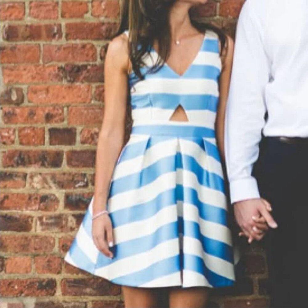 Topshop - Fit & Flare Dress (Size: US 4)